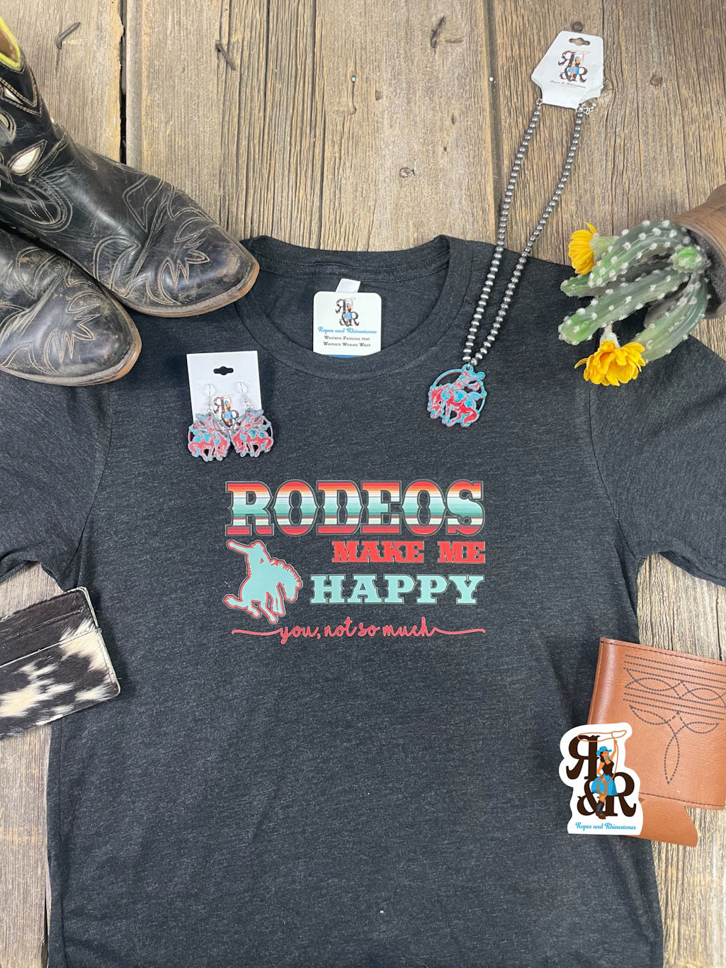 Rodeos Make Me Happy Tee
