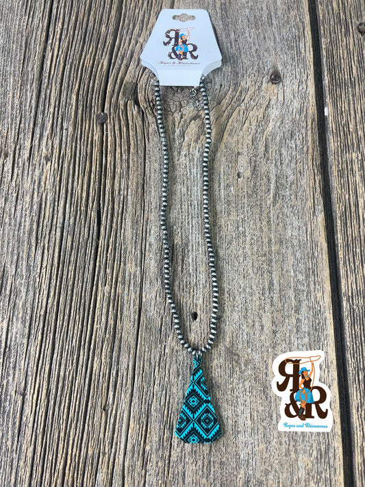 Aztec Teepee Necklace