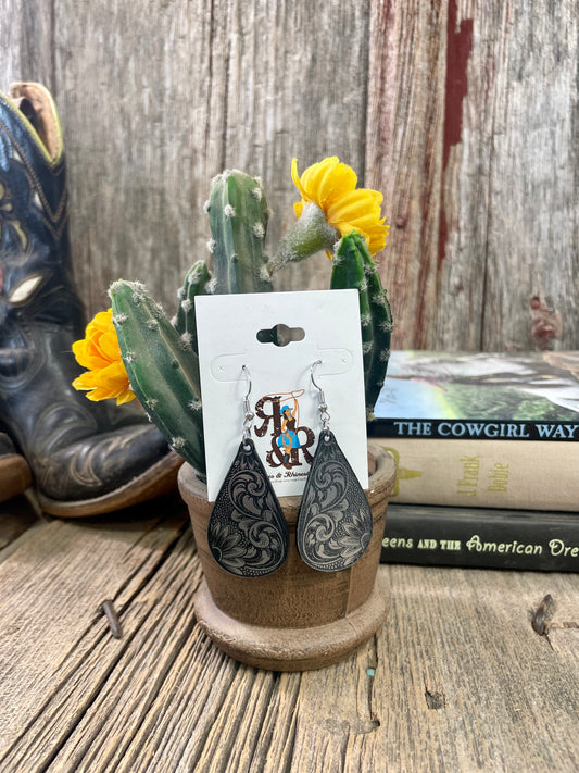 Sundown Scroll Earrings