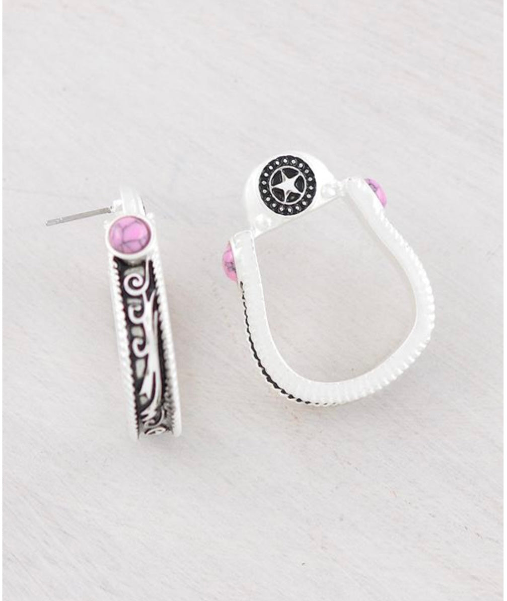 Boot Stirup earrings