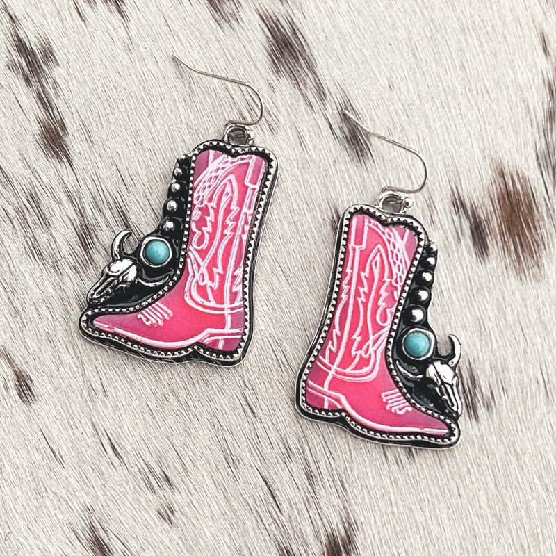 Cowgirl Boot Earring