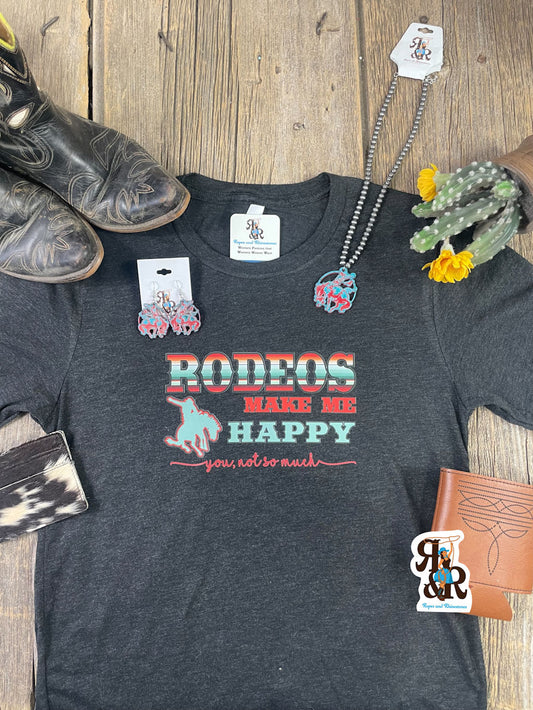 Rodeos Make Me Happy Tee