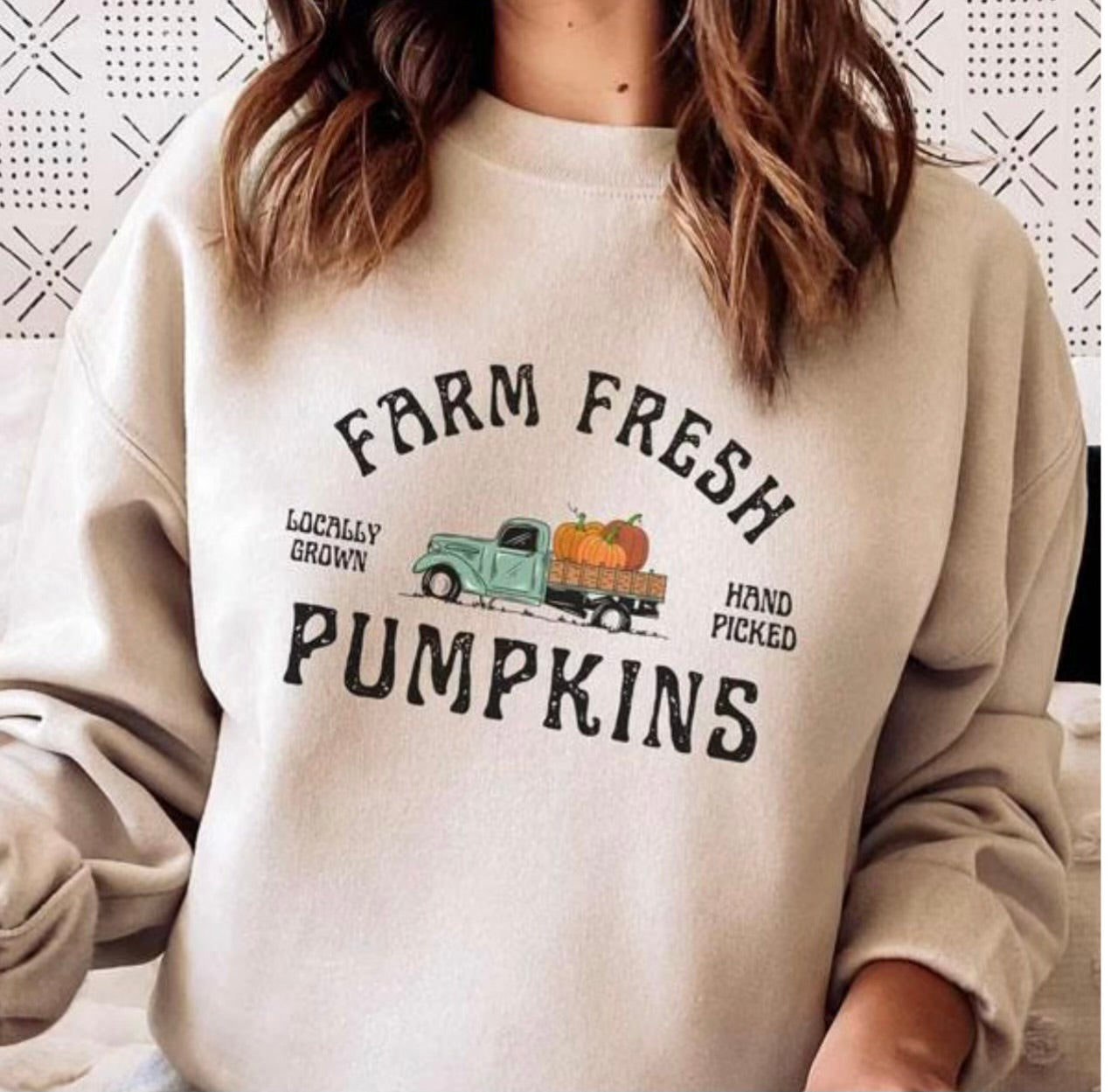 Farm fresh pumpkin sweatshirt