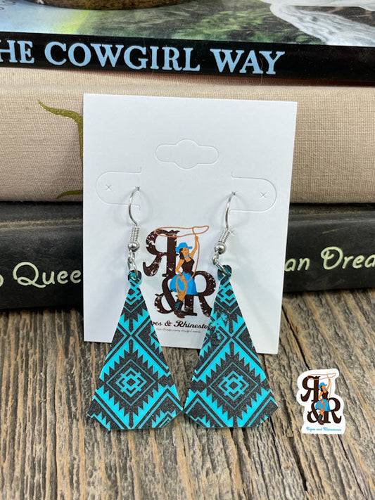 Aztec Tee Pee Earrings