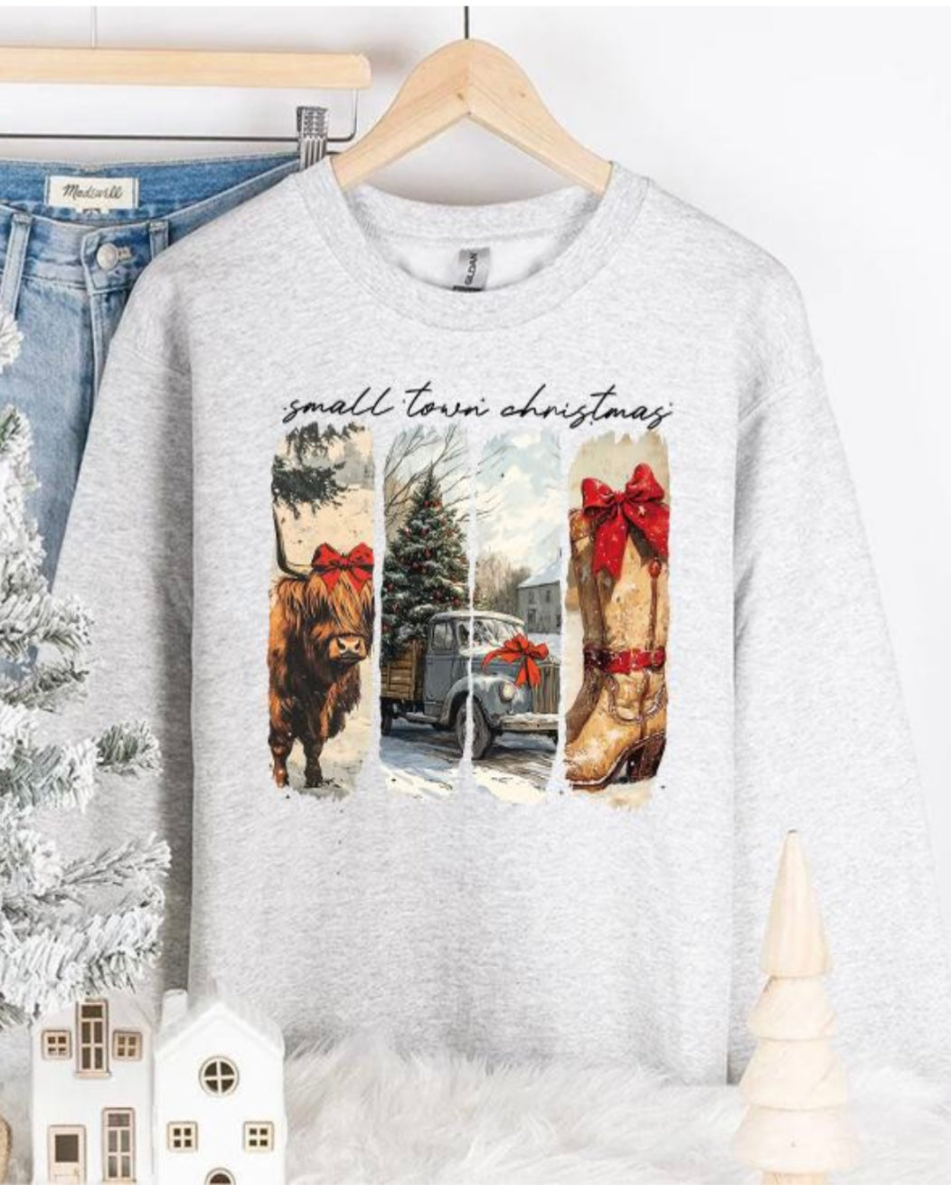 Small Town Christmas sweatshirt