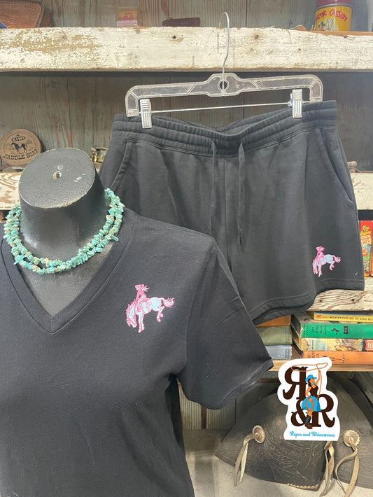 Cowgirl Bronc Shorts