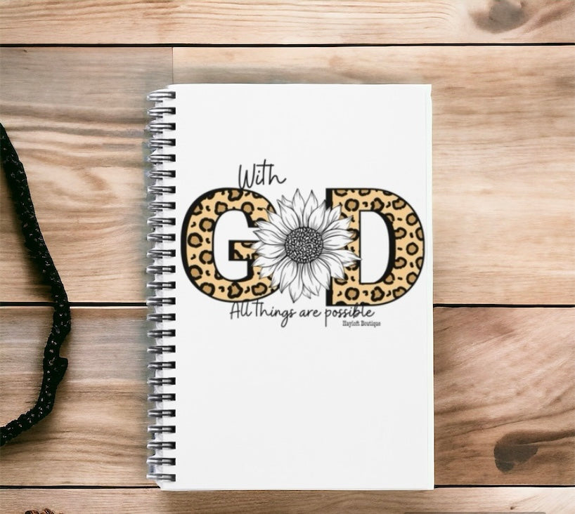Western themed spiral notebooks