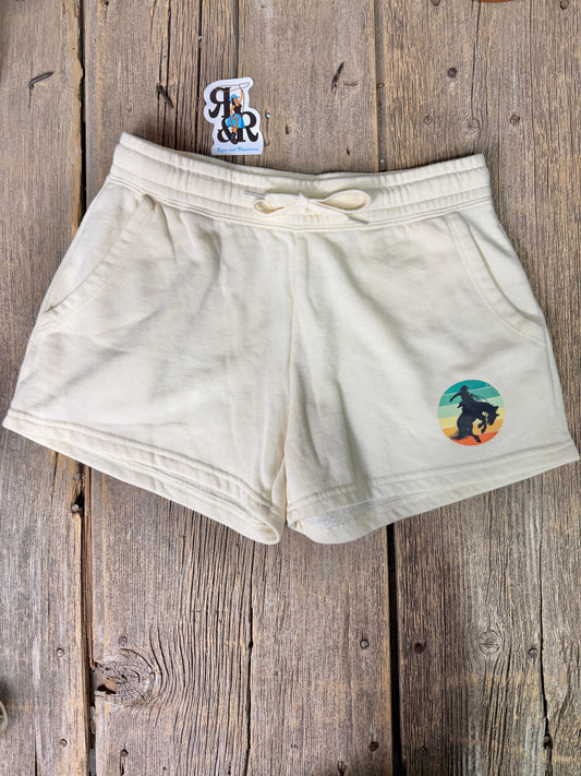 Bucking Bronc Sunset Shorts