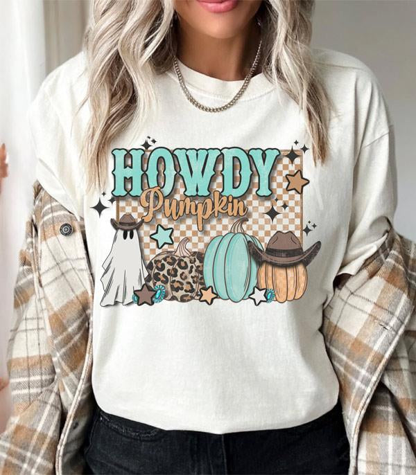 Howdy pumpkin T-shirt