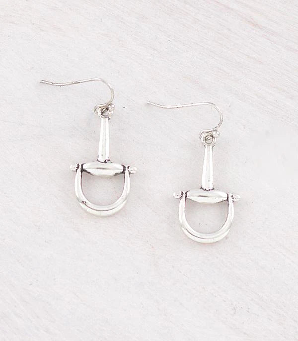 Horse bit earrings