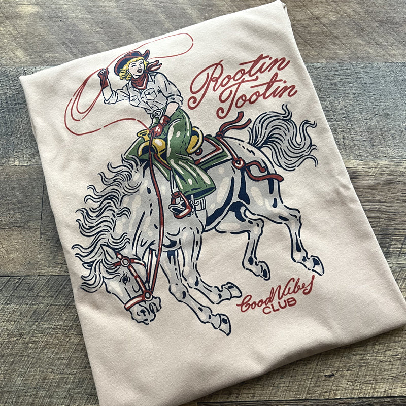 Western Cowgirl Rootin Tootin Tshirt