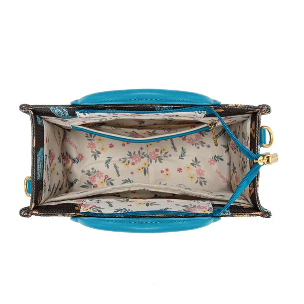WRANGLER WESTERN PRINT COWGIRL TOTE BAG