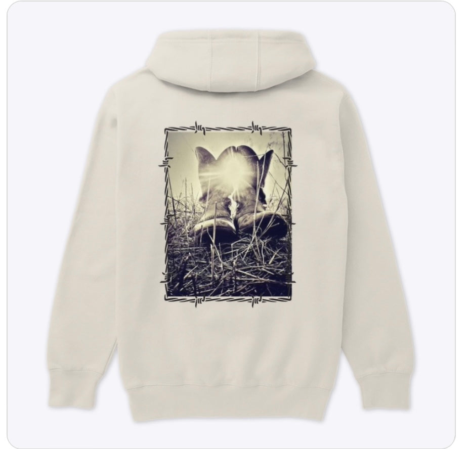 Cowboy Boots in the evening hoodie