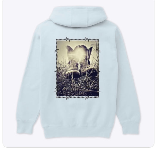 Cowboy Boots in the evening hoodie