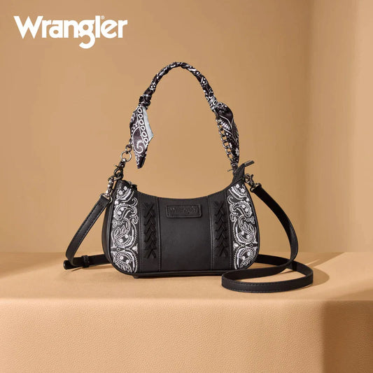 Wrangler paisley print shoulder bag