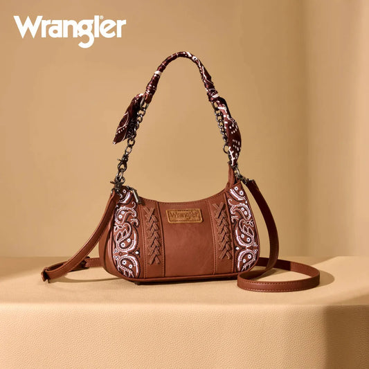 Wrangler paisley print shoulder bag