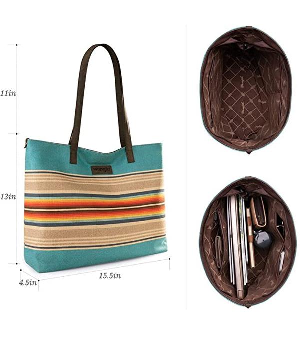 Montana West Aztec Canvas Tote