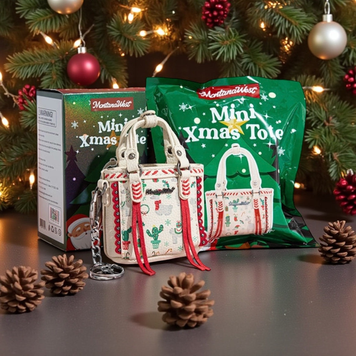Montana West Mini X-mas Tote Blind Box