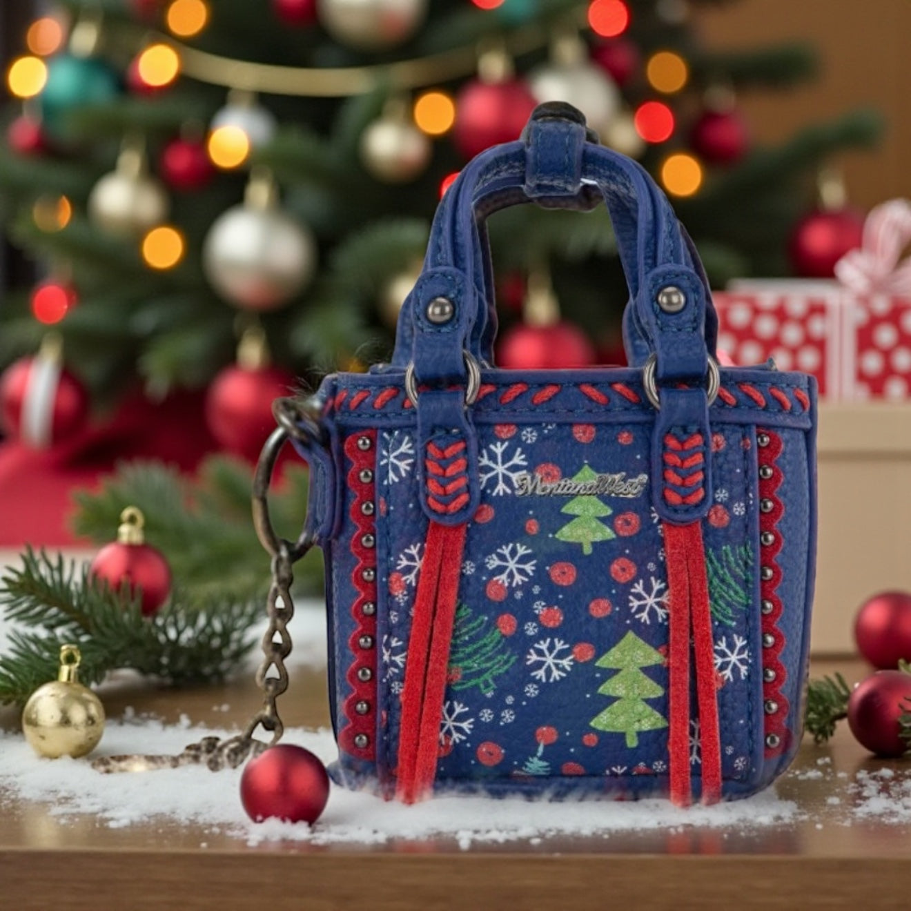 Montana West Mini X-mas Tote Blind Box