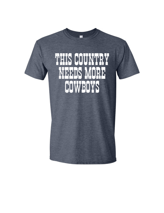 More Cowboys Tee