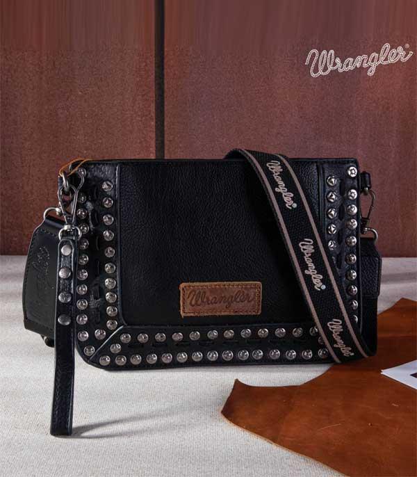 Wrangler Studded Wristlet Crossbody