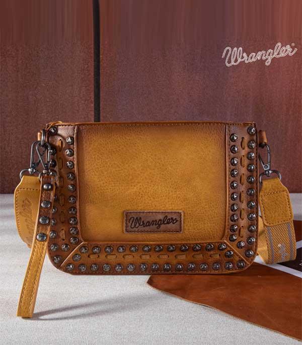 Wrangler Studded Wristlet Crossbody