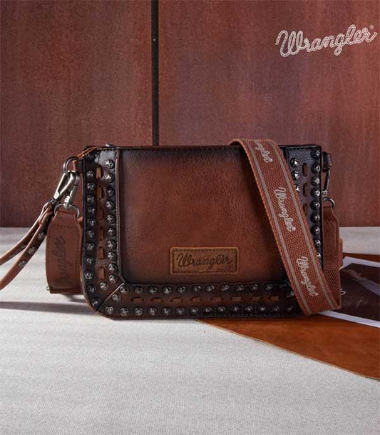 Wrangler Studded Wristlet Crossbody