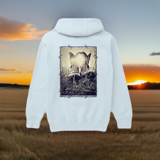 Cowboy Boots in the evening hoodie