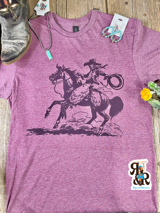 Cowboy Wearing Woolies Tee