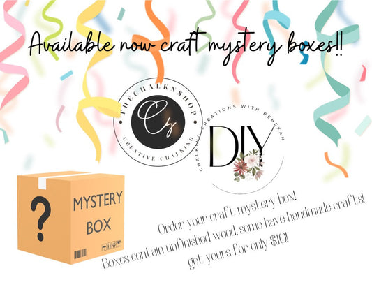 Craft mystery boxes!