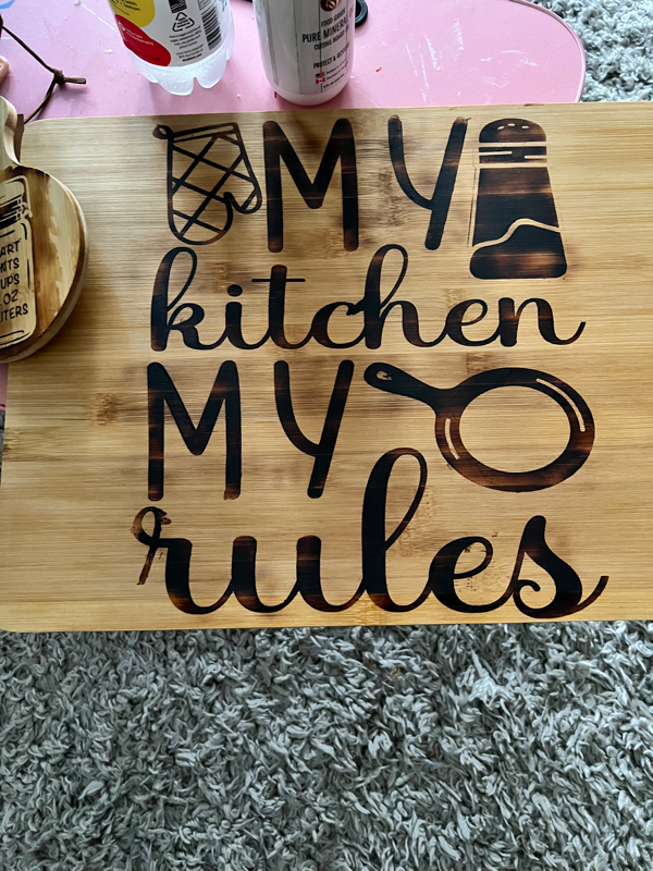 Bamboo cutting board