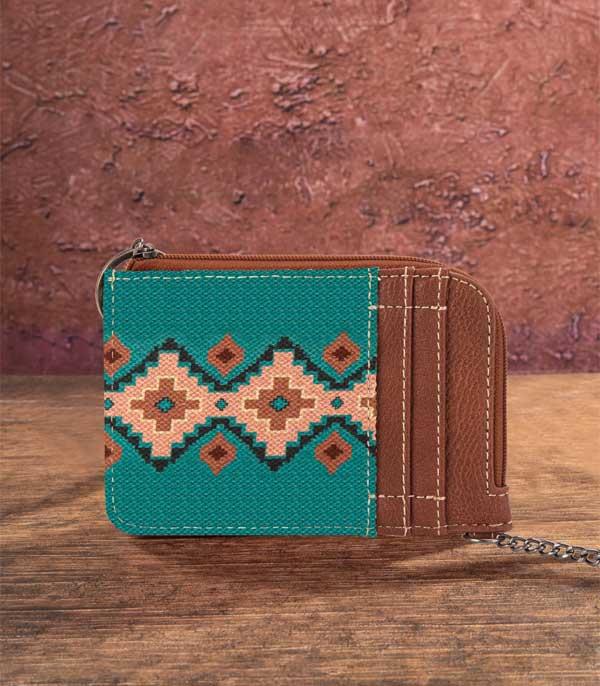 Wrangler Southwestern Art Print Mini Zip Card Cas